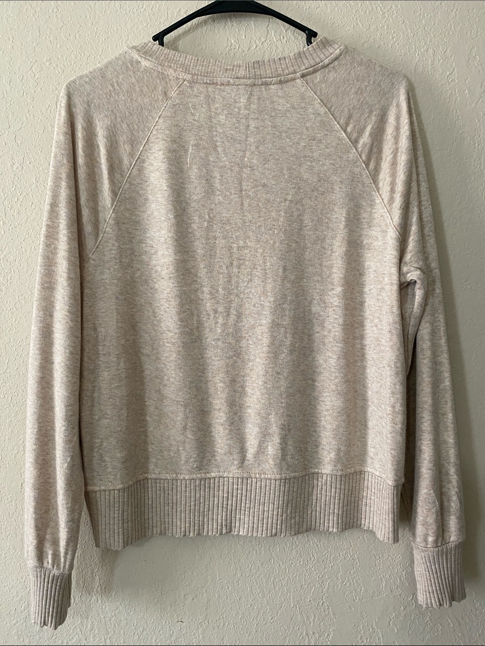 Jane and Delancey Light Cream Crewneck Pullover Soft Cozy Knit Sweater - Picture 8 of 10
